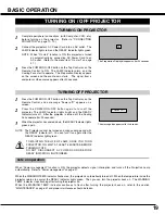 Preview for 19 page of Sanyo PLC-SE15 Owner'S Manual