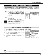 Preview for 23 page of Sanyo PLC-SE15 Owner'S Manual