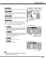 Preview for 27 page of Sanyo PLC-SE15 Owner'S Manual