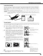 Preview for 13 page of Sanyo PLC-SE20 Owner'S Manual