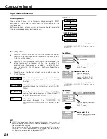 Preview for 24 page of Sanyo PLC-SE20 Owner'S Manual