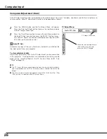 Preview for 26 page of Sanyo PLC-SE20 Owner'S Manual