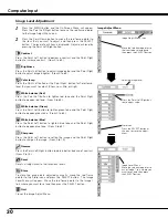 Preview for 30 page of Sanyo PLC-SE20 Owner'S Manual