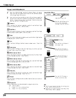 Preview for 36 page of Sanyo PLC-SE20 Owner'S Manual