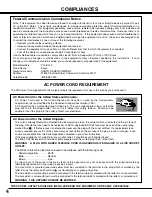 Preview for 4 page of Sanyo PLC-SL15 Owner'S Manual