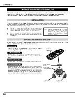 Preview for 40 page of Sanyo PLC-SL15 Owner'S Manual