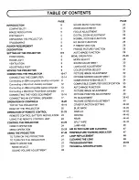 Preview for 4 page of Sanyo PLC-SP10N Owner'S Manual