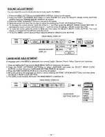 Preview for 30 page of Sanyo PLC-SP10N Owner'S Manual