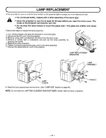 Preview for 48 page of Sanyo PLC-SP10N Owner'S Manual