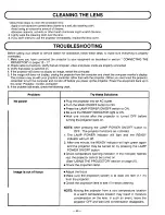 Preview for 49 page of Sanyo PLC-SP10N Owner'S Manual