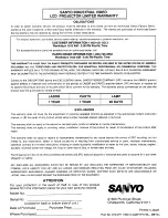 Preview for 52 page of Sanyo PLC-SP10N Owner'S Manual