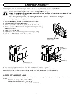 Preview for 48 page of Sanyo PLC-SP20N Owner'S Manual