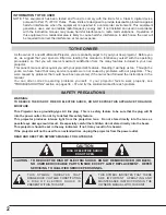 Preview for 2 page of Sanyo PLC-SU07E Owner'S Manual