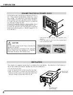 Preview for 8 page of Sanyo PLC-SU07E Owner'S Manual