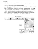 Preview for 45 page of Sanyo PLC-SU10N Owner'S Manual