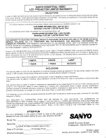 Preview for 58 page of Sanyo PLC-SU10N Owner'S Manual