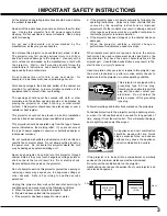 Preview for 3 page of Sanyo PLC-SU20 Owner'S Manual