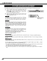 Preview for 28 page of Sanyo PLC-SU20 Owner'S Manual