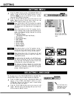 Preview for 31 page of Sanyo PLC-SU20 Owner'S Manual