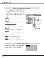 Предварительный просмотр 26 страницы Sanyo PLC-SU20E Owner'S Manual