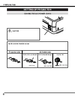 Preview for 8 page of Sanyo PLC-SU25 Owner'S Manual