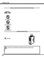 Preview for 10 page of Sanyo PLC-SU25 Owner'S Manual