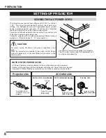 Preview for 8 page of Sanyo PLC-SU31 Owner'S Manual