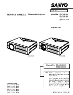 Preview for 1 page of Sanyo PLC-SU32 Service Manual