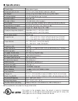 Preview for 4 page of Sanyo PLC-SU32 Service Manual