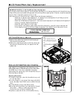 Предварительный просмотр 19 страницы Sanyo PLC-SU32 Service Manual