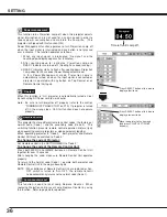 Preview for 36 page of Sanyo PLC-SU33 Owner'S Manual