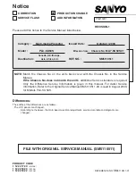 Sanyo PLC-SU50S Manual предпросмотр