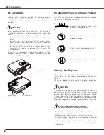 Preview for 6 page of Sanyo PLC-SU51 Owner'S Manual