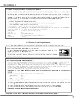 Preview for 7 page of Sanyo PLC-SU51 Owner'S Manual