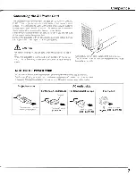 Preview for 7 page of Sanyo PLC-SU60 Owner'S Manual