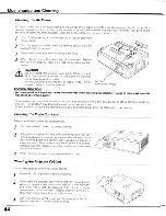 Preview for 44 page of Sanyo PLC-SU60 Owner'S Manual