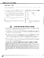 Preview for 46 page of Sanyo PLC-SU60 Owner'S Manual