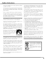 Preview for 5 page of Sanyo PLC-SU70 Owner'S Manual