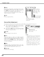 Preview for 32 page of Sanyo PLC-SU70 Owner'S Manual