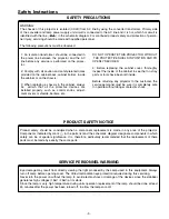 Preview for 3 page of Sanyo PLC-SU70 Service Manual