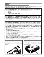 Preview for 43 page of Sanyo PLC-SU70 Service Manual