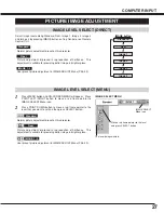 Предварительный просмотр 27 страницы Sanyo PLC-SW20 Owner'S Manual