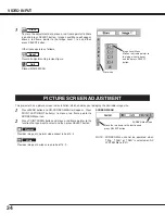 Предварительный просмотр 34 страницы Sanyo PLC-SW20 Owner'S Manual