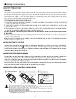 Preview for 4 page of Sanyo PLC-SW20 Service Manual