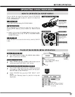 Preview for 17 page of Sanyo PLC-SW20AR Owner'S Manual