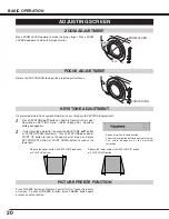 Preview for 20 page of Sanyo PLC-SW20AR Owner'S Manual