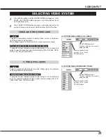 Preview for 31 page of Sanyo PLC-SW20AR Owner'S Manual