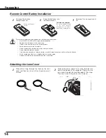 Preview for 14 page of Sanyo plc sw30 - SVGA LCD Projector Owner'S Manual