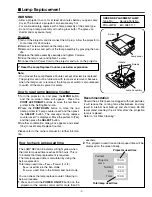 Preview for 7 page of Sanyo plc sw30 - SVGA LCD Projector Service Manual