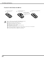 Предварительный просмотр 12 страницы Sanyo PLC-SW35 Owner'S Manual